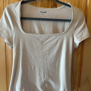 Old Navy square neck tee